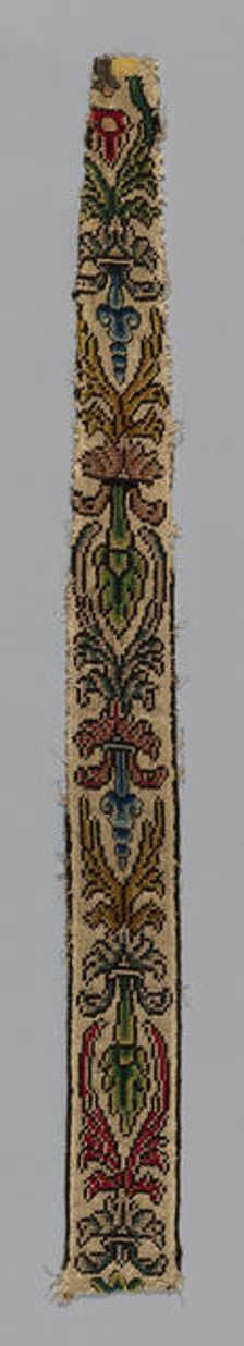 Bell Pull (Fragment), Paris, 19th century. Creator: Unknown