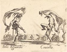 Bello Sguardo and Coviello, c. 1622. Creator: Jacques Callot