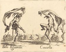 Bello Sguardo and Coviello, c. 1622. Creator: Jacques Callot