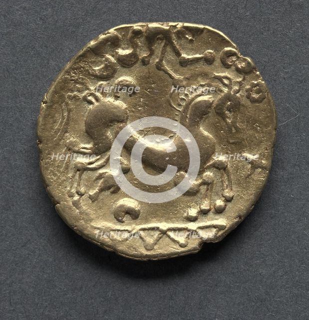 Bellovaci Stater (reverse), c. 125-100 B.C.. Creator: Unknown.