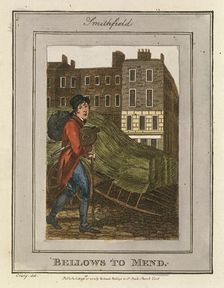Bellows to Mend Cries of London, 1804. Artist: Anon