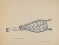 Bellows Bottle, c. 1936. Creator: Gertrude Lemberg