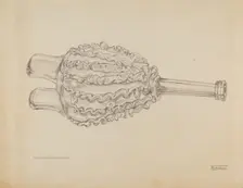 Bellows Bottle, c. 1936. Creator: Frank Fumagalli