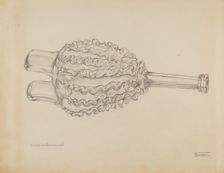 Bellows Bottle, c. 1936. Creator: Frank Fumagalli