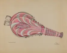 Bellows Bottle, c. 1936. Creator: John Tarantino
