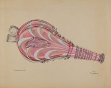 Bellows Bottle, c. 1936. Creator: John Tarantino