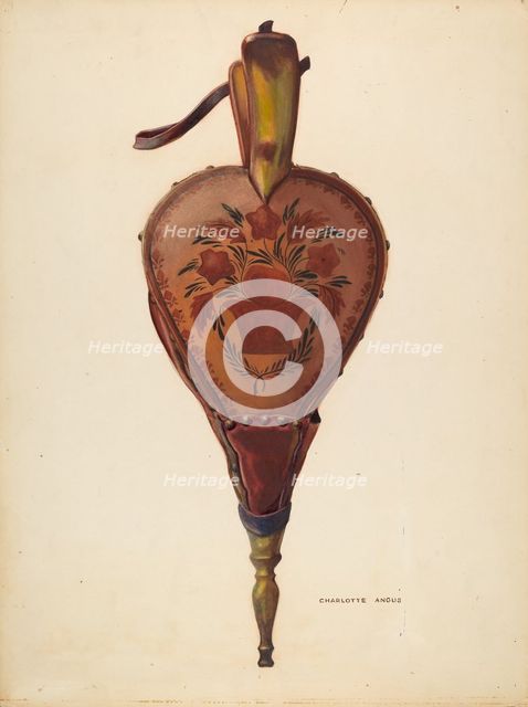 Bellows, c. 1937. Creator: Charlotte Angus.