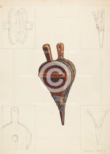 Bellows, c. 1937. Creator: Katharine Merrill.