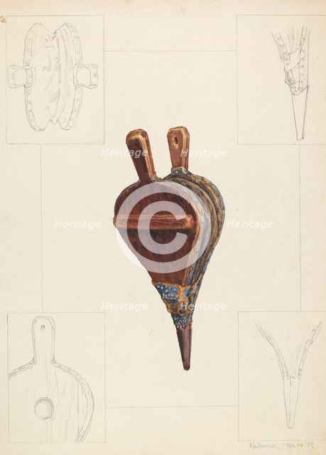 Bellows, c. 1937. Creator: Katharine Merrill.
