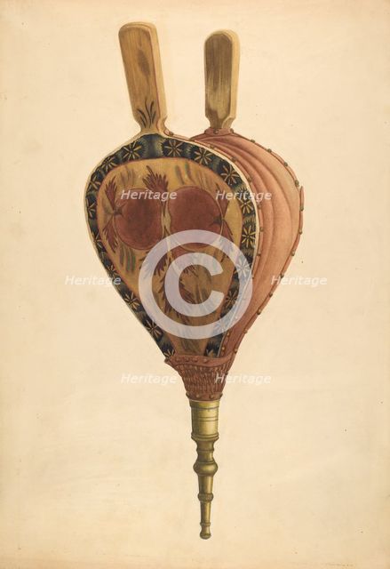 Bellows, c. 1940. Creator: Thomas Watts.