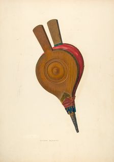 Bellows, c. 1940. Creator: Oscar Bluhme