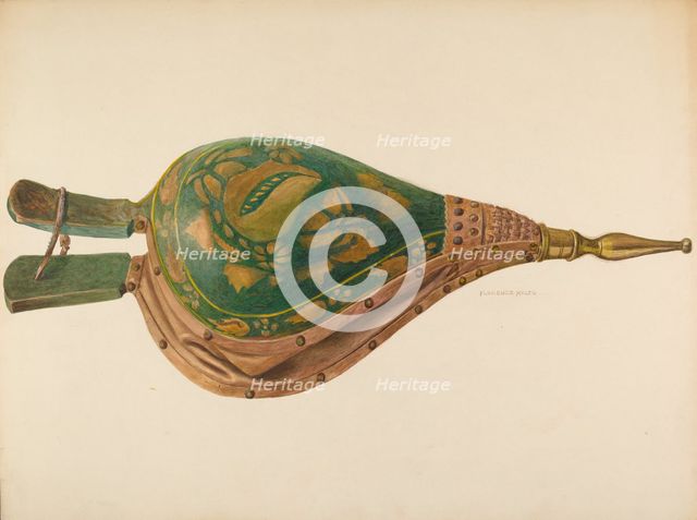 Bellows, c. 1941. Creator: Florence Milto.