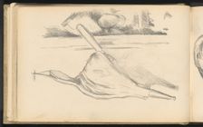 Bellows in Front of a Fireplace, 1887/1892. Creator: Paul Cezanne