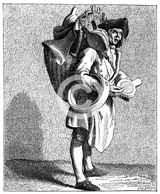 Bellows or buckets to mend!, 1737-1742.Artist: Bouchardon