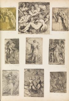Bellona and other mythological figures, ca. 1540 (?). Creator: Andrea Schiavone
