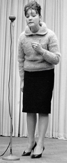 Bella Akhmadulina, Russian poet, 1960s. Artist: Anon