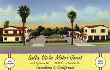 Bella Vista Motor Court, Pasadena, California, USA, 1940