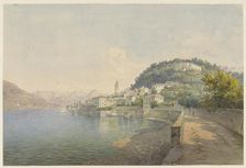 Bellagio on Lake Como, 1824-1888. Creator: Karoly Lajos Libay