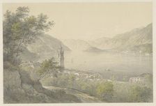 Bellagio on Lake Como, 1824-1888. Creator: Karoly Lajos Libay