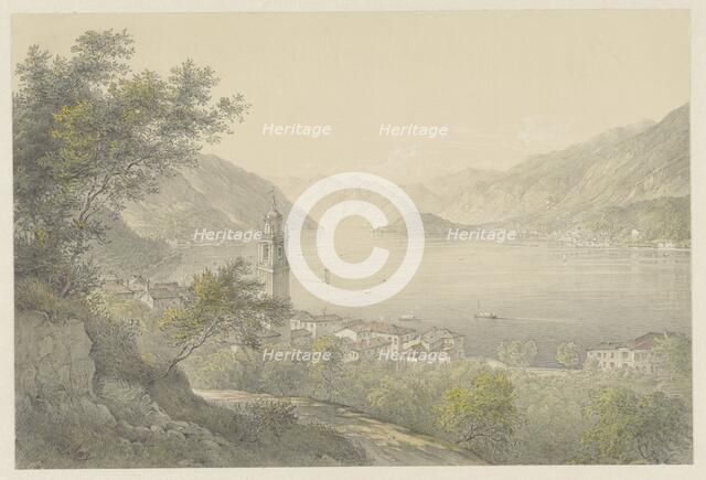 Bellagio on Lake Como, 1824-1888. Creator: Karoly Lajos Libay.