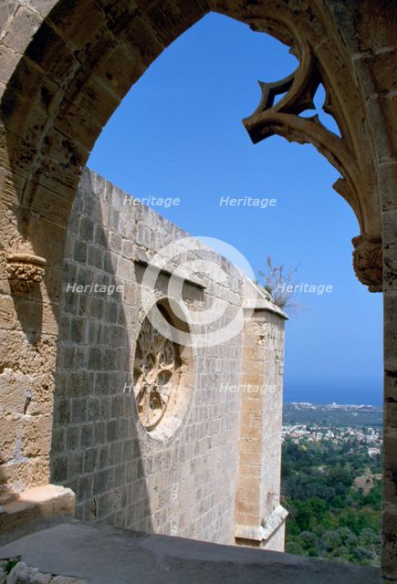 Bellapais Abbey, North Cyprus, 2001.  Creator: Vivienne Sharp.