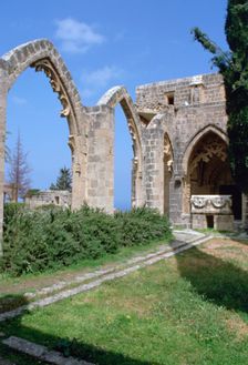 Bellapais Abbey, North Cyprus, 2001. Creator: Vivienne Sharp