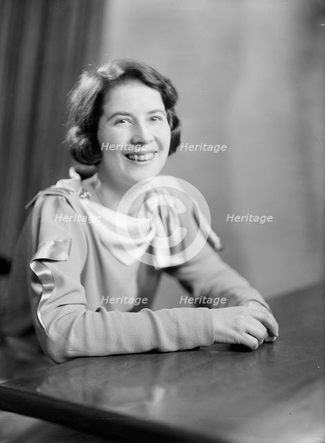 Belle Butler, Portrait, 1933. Creator: Harris & Ewing.