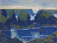 Belle-Île, Goulphar, 1895. Creator: Auburtin, Jean Francis (1866-1930)