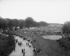 Belle Isle Park, concert on Children's Day, Detroit, Mich., 1902 June 4. Creator: Unknown