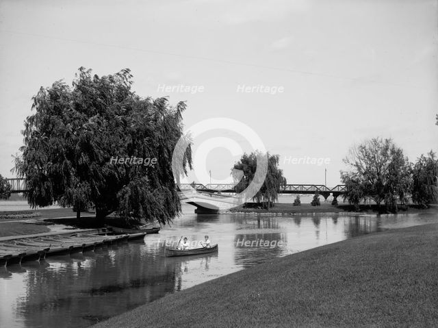 Belle Isle Park, Detroit, between 1880 and 1901. Creator: Unknown.