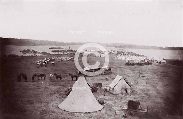 Belle Plain, Virginia, 1864. Creators: Tim O'Sullivan, James Gardner.