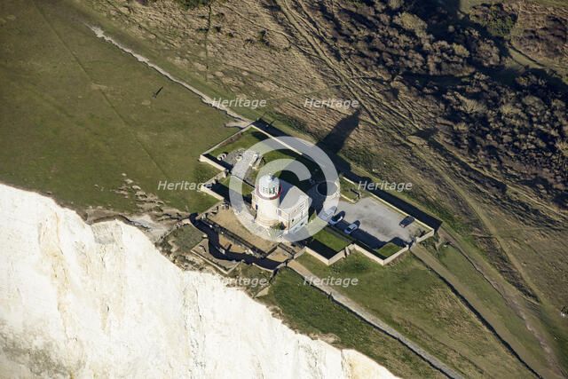 Belle Tout lighthouse, built in 1831 by Stevenson, East Sussex, 2022. Creator: Damian Grady.