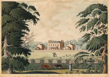 Belle Vue, the Seat of Robert Reynolds, Esquire taken from the East, 19th century. Creator: Catherine Reynolds