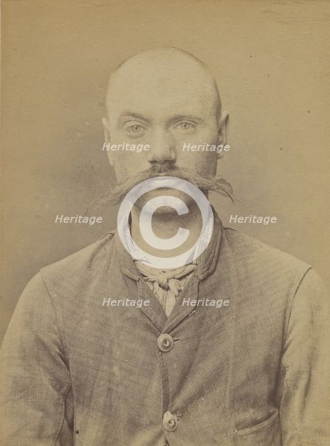 Bellet. Eléonore. Alexandre. 29 ans, né le 23/9/65 à Salouel (Somme). Teinturier. Anarchis..., 1894. Creator: Alphonse Bertillon.