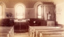 Bellevue Hospital, New York City: the Chapel interior, 1885-1898. Creator: Unknown
