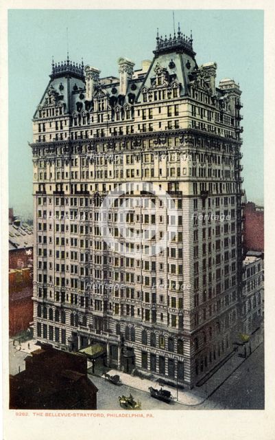 Bellevue-Stratford Hotel, Philadelphia, Pennsylvania, USA, 1905. Artist: Unknown