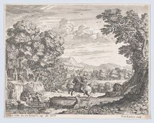 Bellerophon Vanquishing the Chimera, 1668. Creator: Dominique Barriere