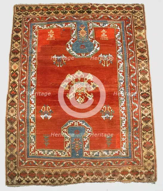 Bellini Carpet, probably Western Turkey, 17th century. Creator: Unknown.