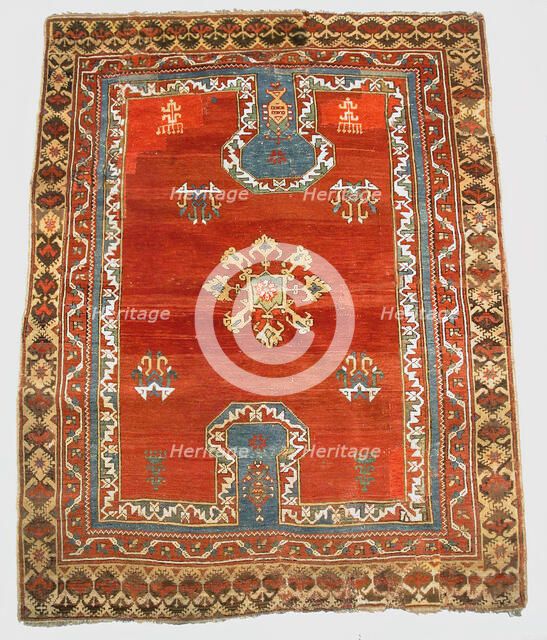 Bellini Carpet, probably Western Turkey, 17th century. Creator: Unknown.