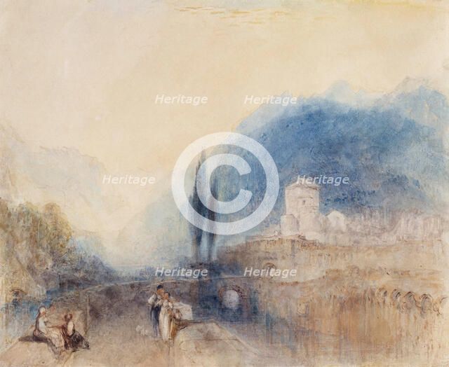 Bellinzona, 1842. Creator: JMW Turner.