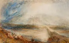 Bellinzona from the Road to Locarno, 1843. Creator: JMW Turner