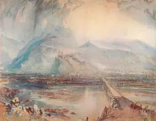 Bellinzona: From the Road to Locarno 1909. Artist: JMW Turner