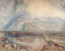 Bellinzona: From the Road to Locarno 1909. Artist: JMW Turner