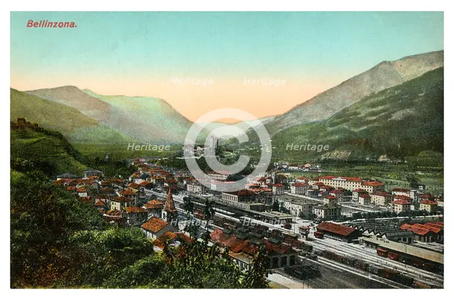 Bellinzona, Switzerland, early 20th century(?). Artist: Unknown