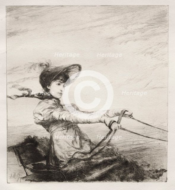 Bellissima, 1884. Creator: Ignaz Marcel Gaugengigl (American, 1855-1932).