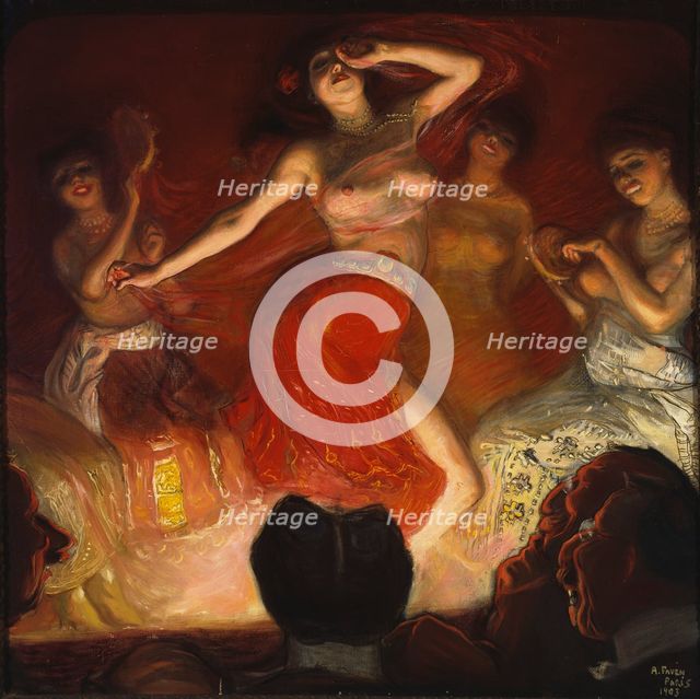 Belly Dancer, 1903. Creator: Antti Faven.