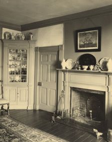 Belmont, dining room mantel, between 1925 and 1929. Creator: Frances Benjamin Johnston