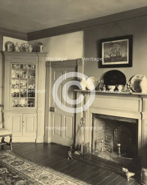 Belmont, dining room mantel, between 1925 and 1929. Creator: Frances Benjamin Johnston.
