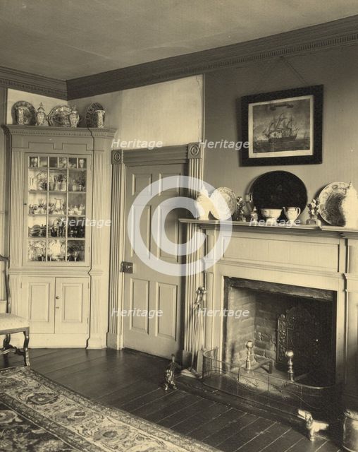 Belmont, dining room mantel, between 1925 and 1929. Creator: Frances Benjamin Johnston.