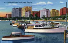 Belmont Harbour Yacht Basin, Chicago, Illinois, USA, 1941